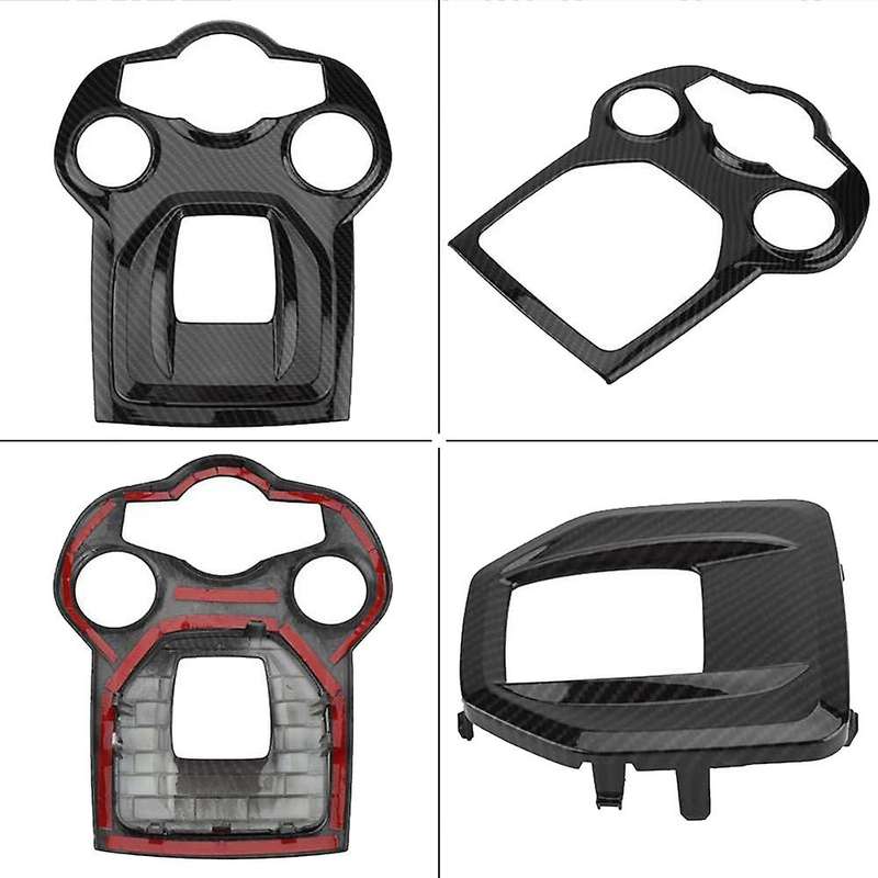 Car Carbon Fiber Center Console Gear Shift Panel Trim for 2016 2017 2018