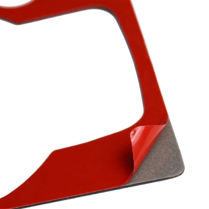Car Carbon Fiber Center Console Multimedia Panel Trim Fit for Axela Car Button Trim Decorative Drive