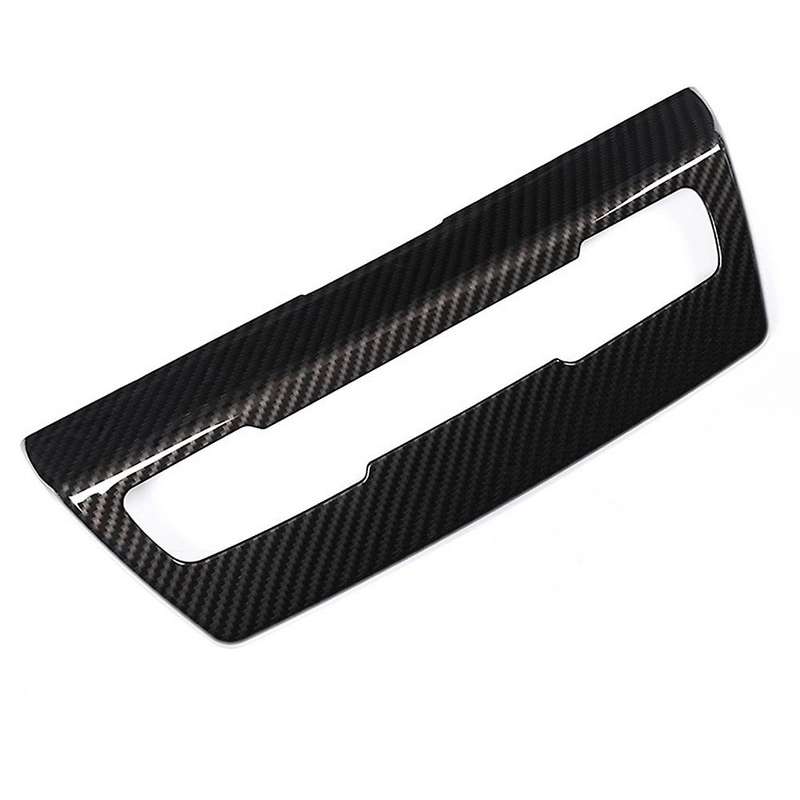 Car Carbon Fiber Center Console Volume Control Panel Cover Trim for 2 Series Active Tourer F45 F46 2