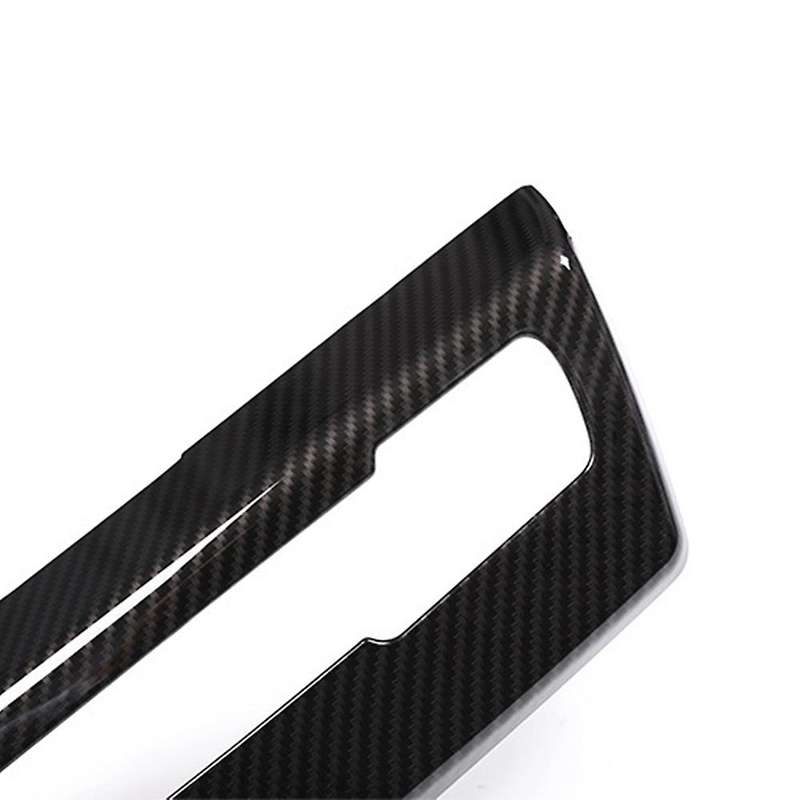 Car Carbon Fiber Center Console Volume Control Panel Cover Trim for 2 Series Active Tourer F45 F46 2