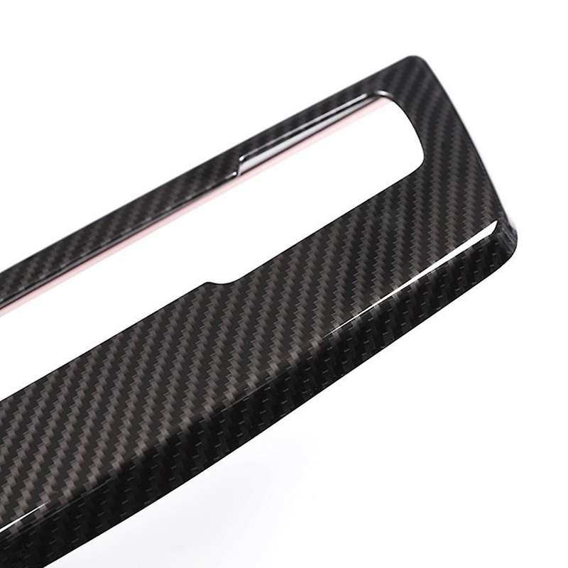 Car Carbon Fiber Center Console Volume Control Panel Cover Trim for 2 Series Active Tourer F45 F46 2