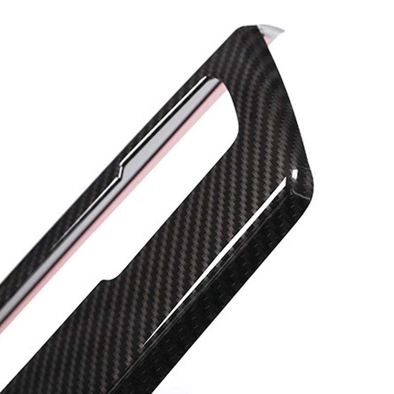Car Carbon Fiber Center Console Volume Control Panel Cover Trim for 2 Series Active Tourer F45 F46 2