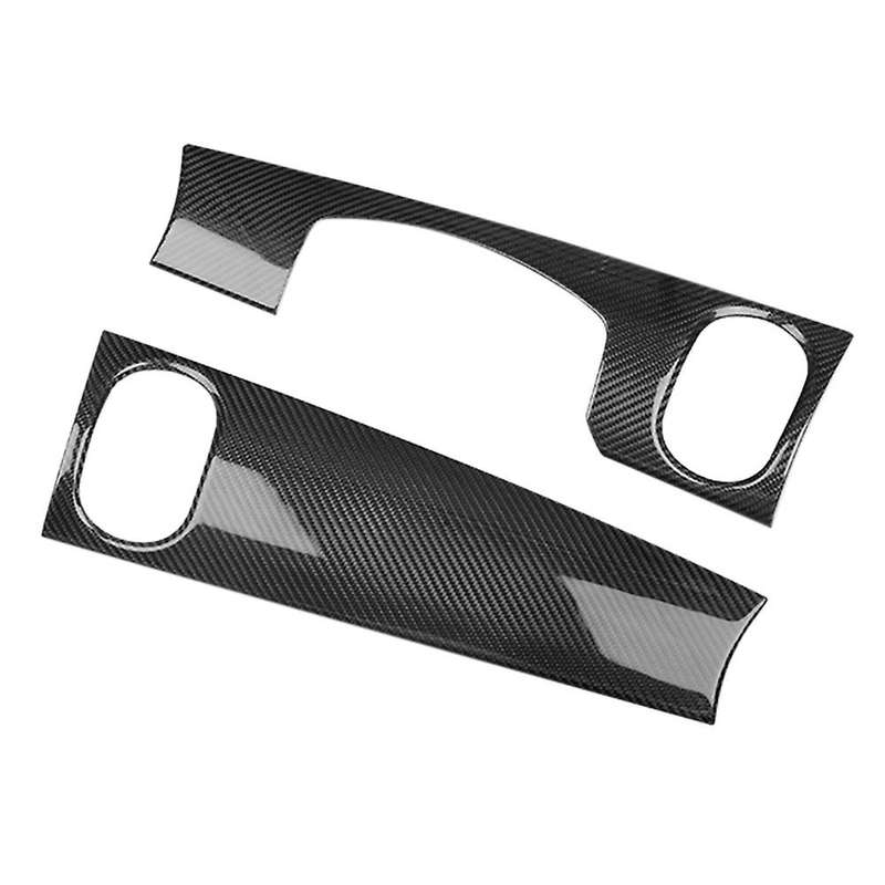 Car Carbon Fiber Central Control Instrument Panel Decorative Cover Trim Sticker for F55 F56 F57 2021
