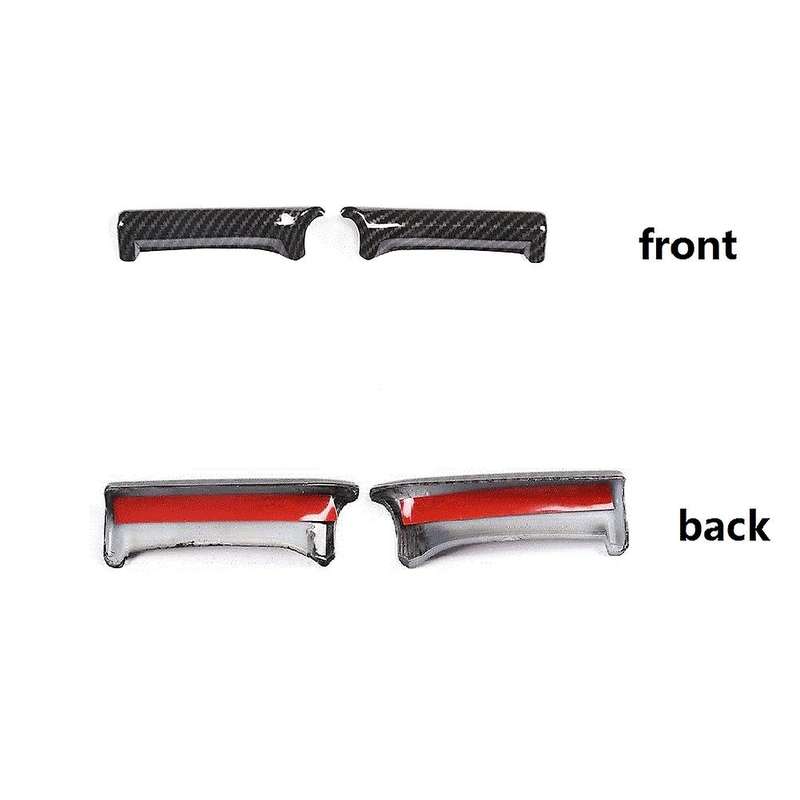 Car Carbon Fiber Central Armrest Box Switch Strip Cover Trim for Range Evoque 2020 Interior Accessor