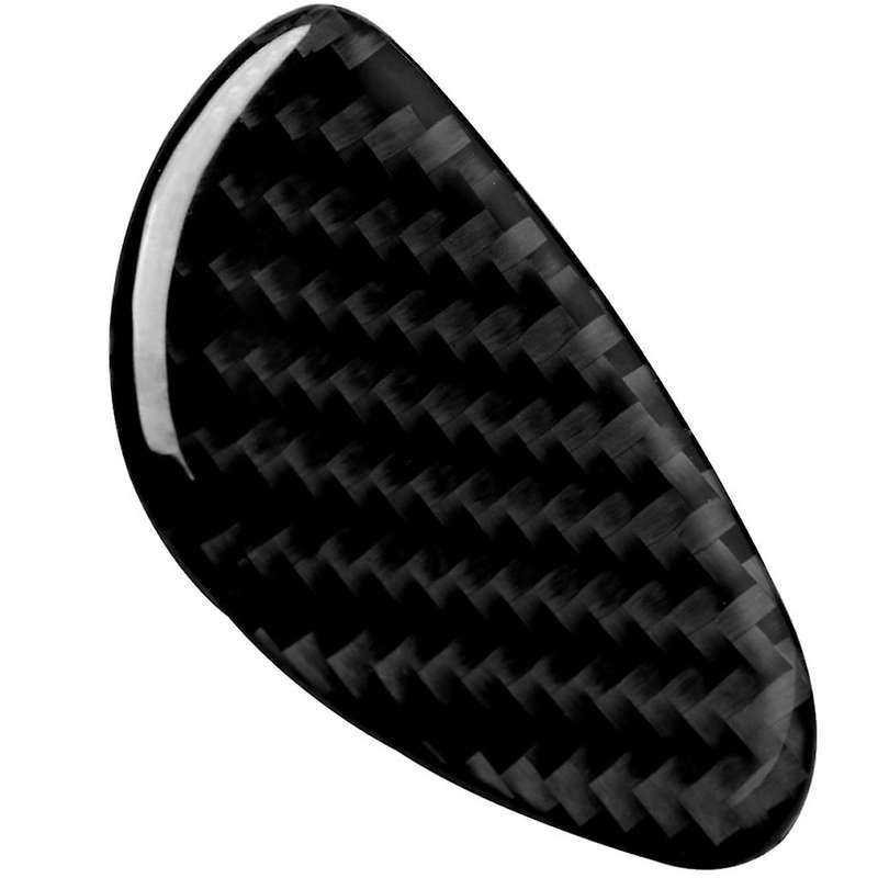 Car Carbon Fiber Center Control Gear Shift Knob Decorative for 2009-2015