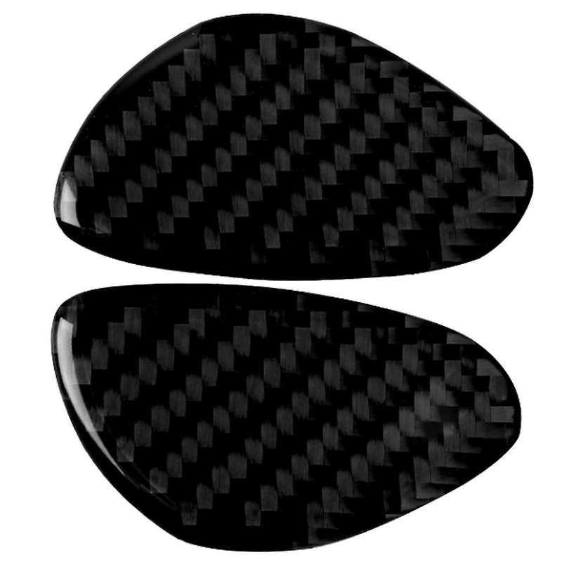 Car Carbon Fiber Center Control Gear Shift Knob Decorative for 2009-2015