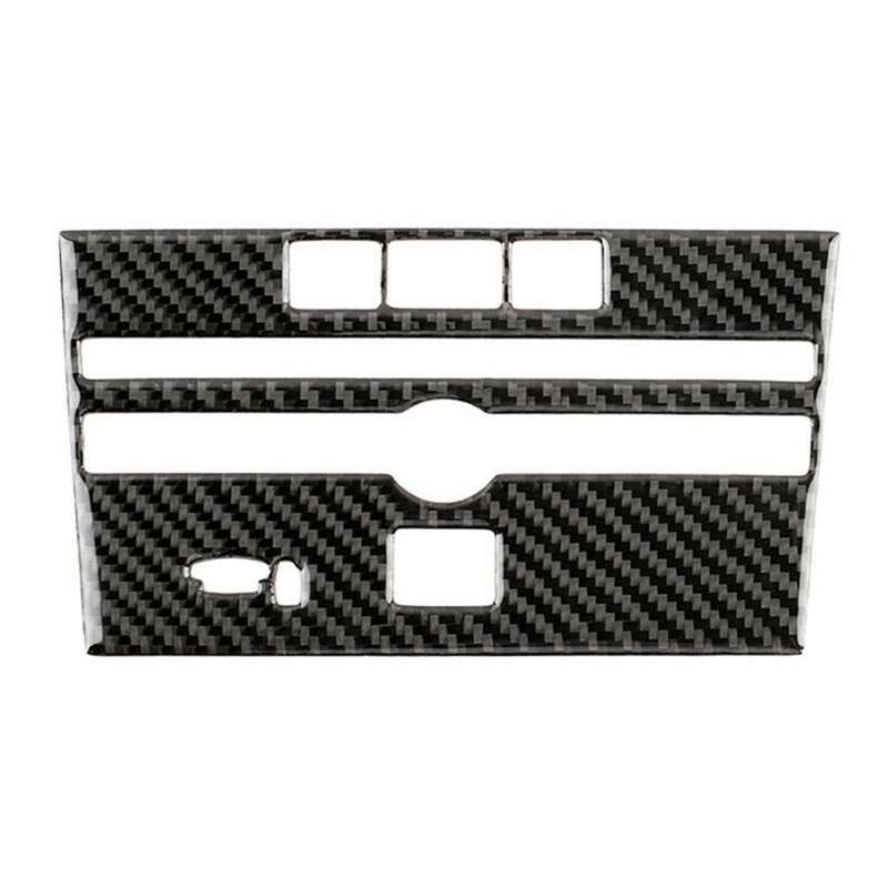 Car Carbon Fiber Central Control CD Panel Cover Trim Decoration Sticker for Q50 Q60 2014-2018