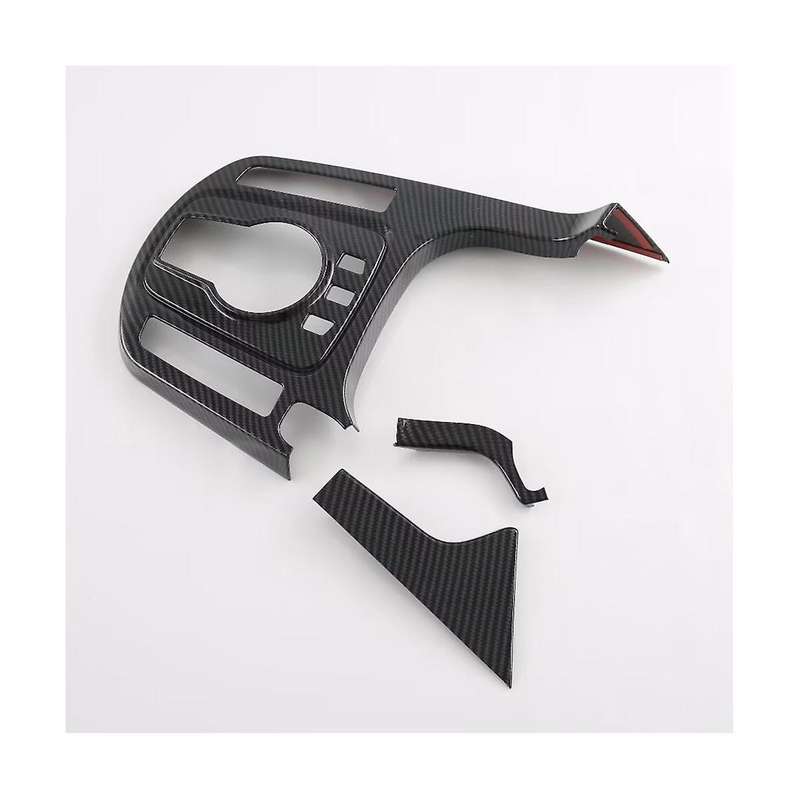 Car Carbon Fiber Central Control Gear Shift Panel Decal Interior Modification for Seltos 2022 2023