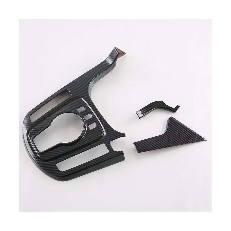 Car Carbon Fiber Central Control Gear Shift Panel Decal Interior Modification for Seltos 2022 2023