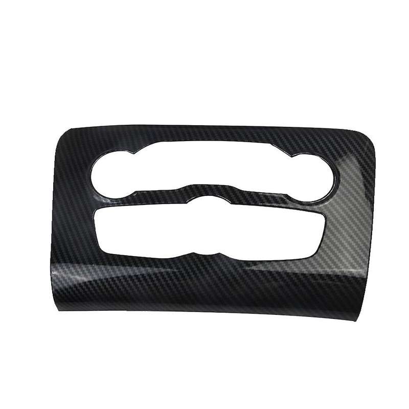 Car Carbon Fiber Central Control Air Conditioning A/C Panel Cover Trim for Charger 2015-2020 Accesso