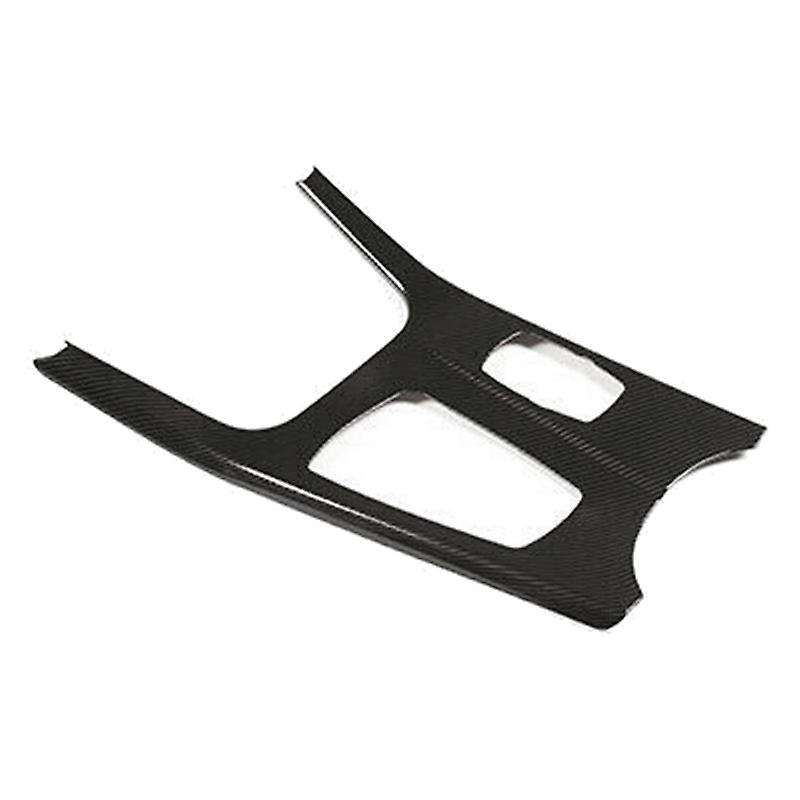 Car Carbon Fiber Central Control Gear Shift Knob Panel Trim Cover Car Accessories for- X3 F25 X4 F26