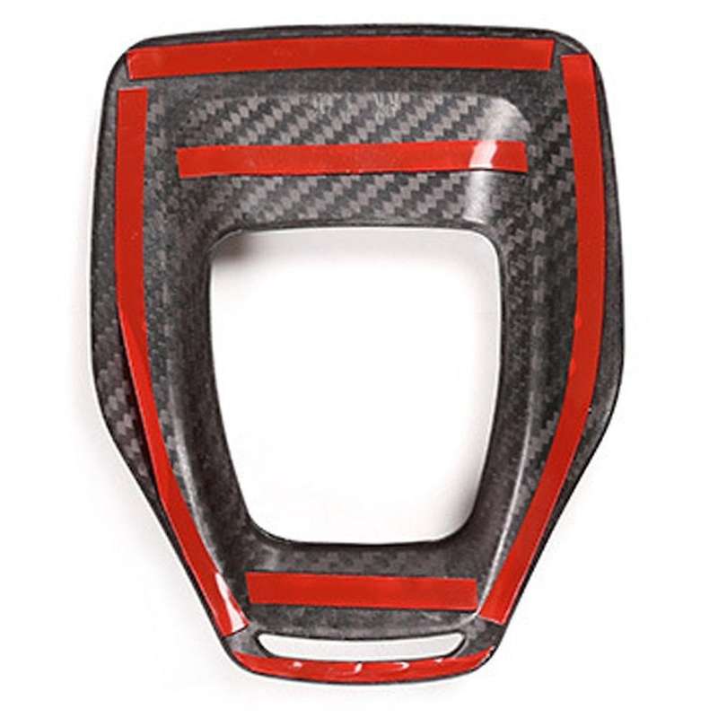 Car Carbon Fiber Central Gear Panel Control Panel Decal Interior Modification for Stelvio 2020-2022
