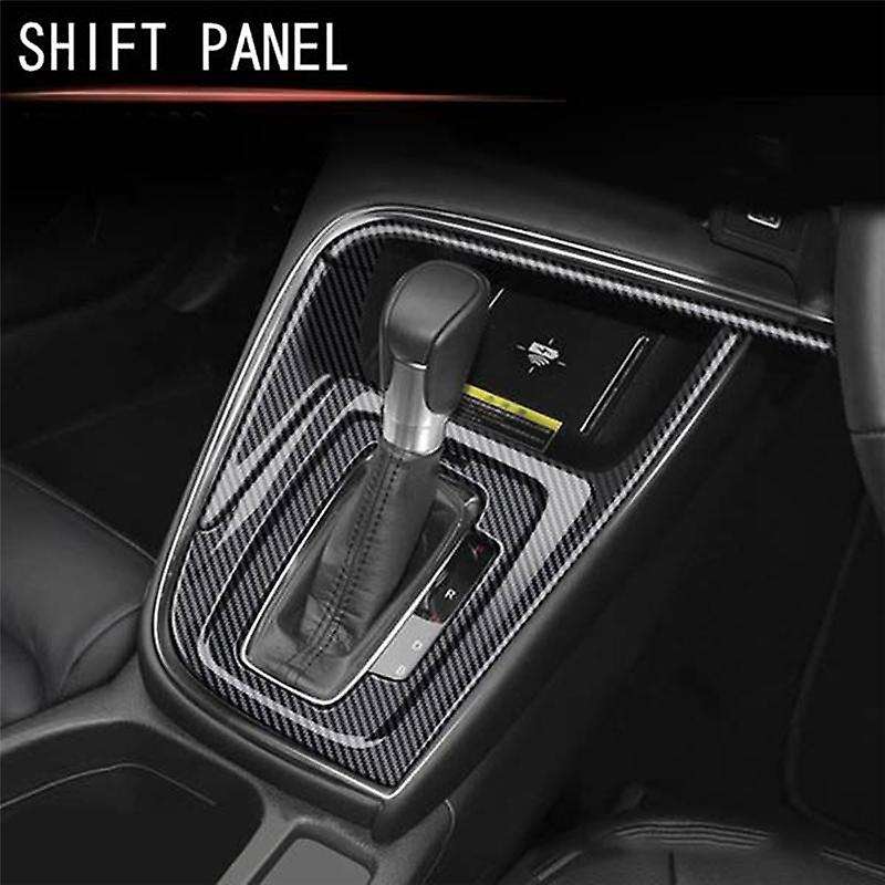 Car Carbon Fiber Central Gear Panel Control Panel Decal Interior Modification for -v Vezel 2022 202