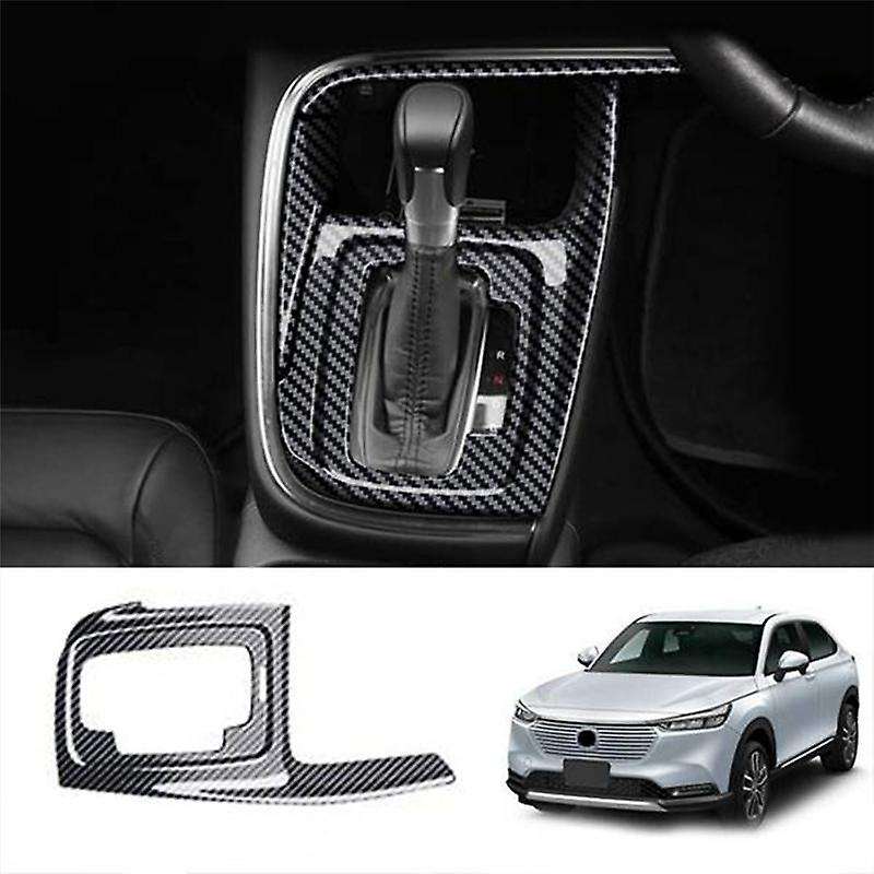Car Carbon Fiber Central Gear Panel Control Panel Decal Interior Modification for -v Vezel 2022 202