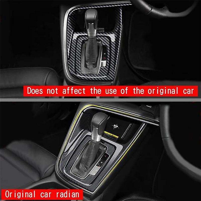 Car Carbon Fiber Central Gear Panel Control Panel Decal Interior Modification for -v Vezel 2022 202