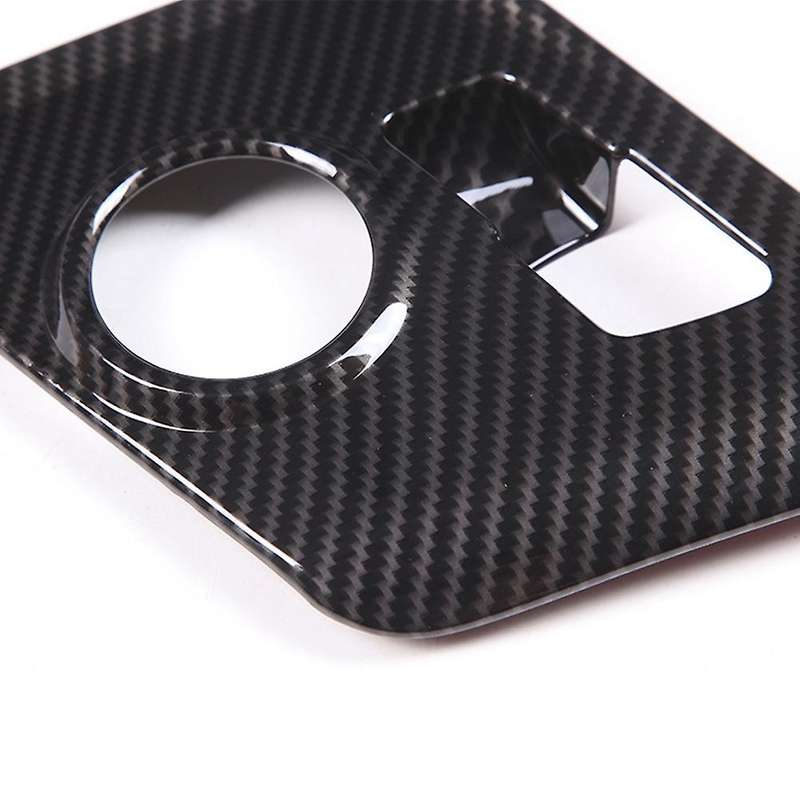 Car Carbon Fiber Control Gear Shift Panel Decal Interior Modification for Corvette C7 2014-2019
