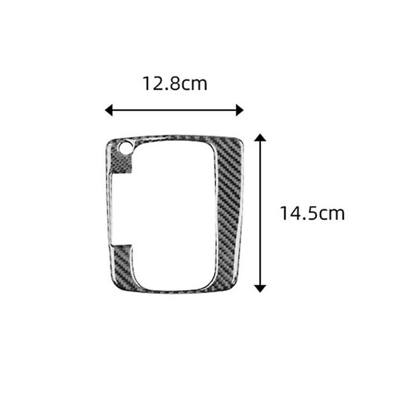 Car Carbon Fiber Central Gear Shift Panel Control Panel Decal Interior Modification for Forester 20