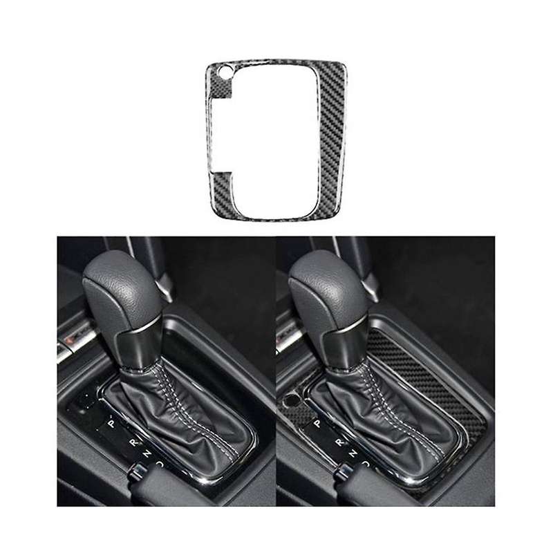 Car Carbon Fiber Central Gear Shift Panel Control Panel Decal Interior Modification for Forester 20