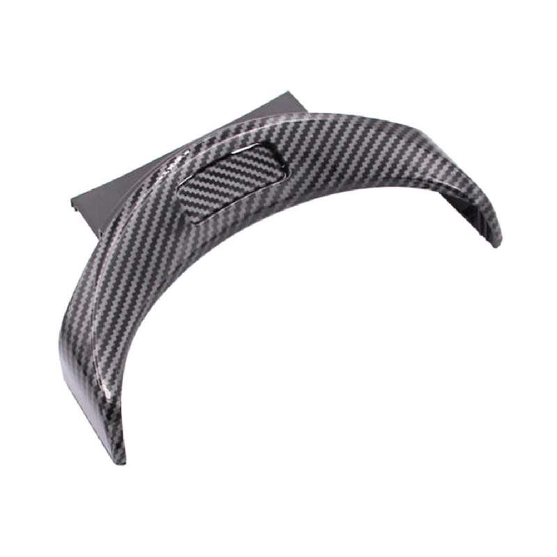 Car Carbon Fiber Console Armrest Cover Switch Button Central Storage Box Switch for - C Class A2056