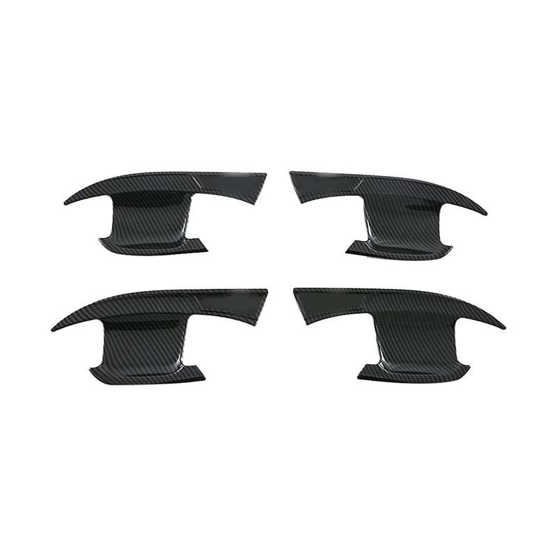 Car Carbon Fiber Door Handle Bowl Cover Trim for Song Plus 2022-2023
