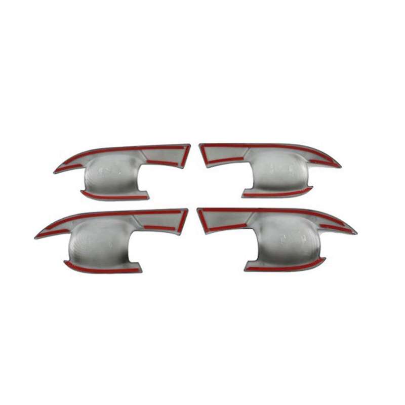 Car Carbon Fiber Door Handle Bowl Cover Trim for Song Plus 2022-2023