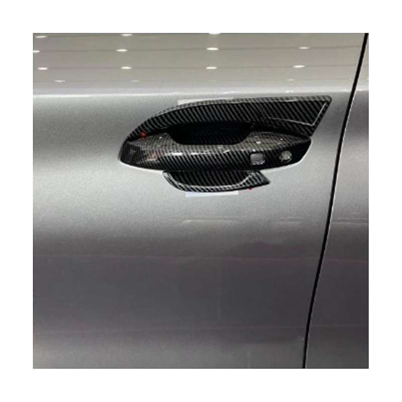 Car Carbon Fiber Door Handle Bowl Cover Trim for Song Plus 2022-2023