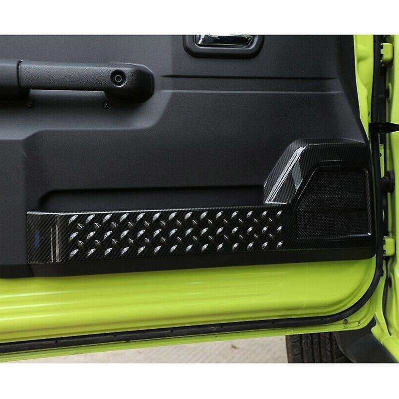 Car Carbon Fiber Door Cover Decor Trim Anti-Kick for Jimny JB64W JB74W 2019+