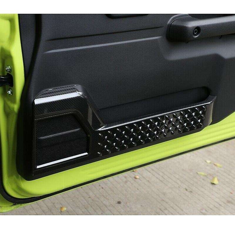 Car Carbon Fiber Door Cover Decor Trim Anti-Kick for Jimny JB64W JB74W 2019+