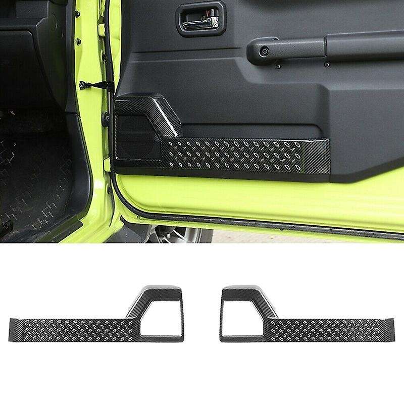 Car Carbon Fiber Door Cover Decor Trim Anti-Kick for Jimny JB64W JB74W 2019+