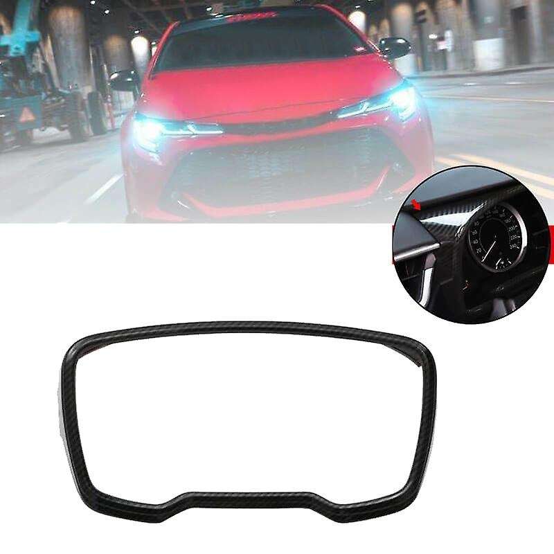 Car Carbon Fiber Dashboard Panel Frame Cover Trim for 2019 2020