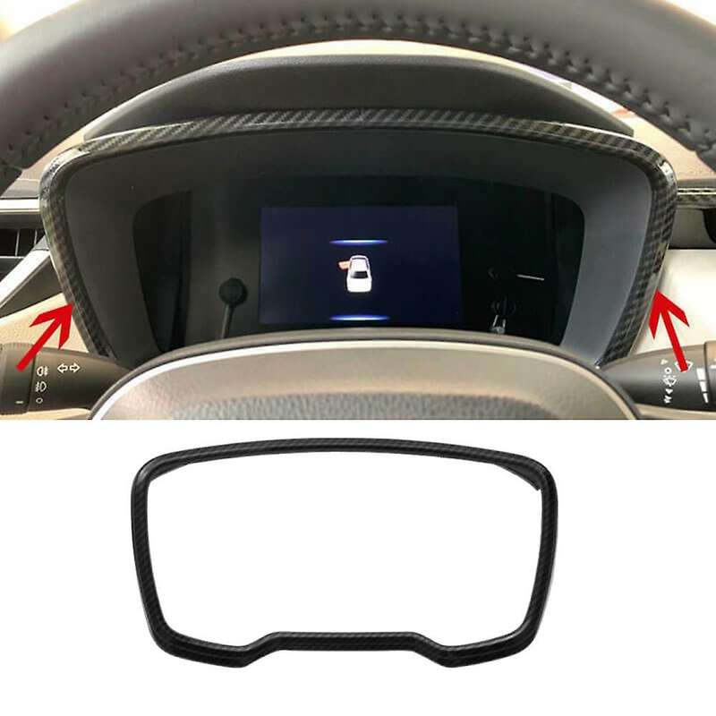 Car Carbon Fiber Dashboard Panel Frame Cover Trim for 2019 2020