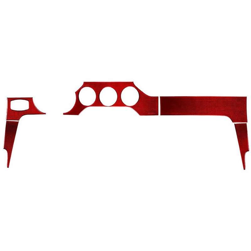 Car Carbon Fiber Dashboard Decoration Sticker Package,Interior Modification Decoration Cover,for 201