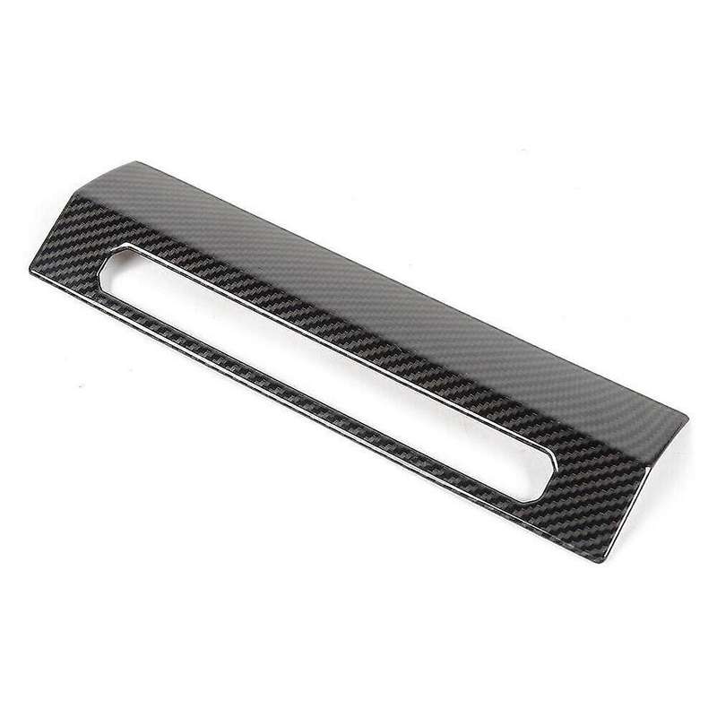 Car Carbon Fiber Emergency Warning Light Switch Decor Cover for 2015+
