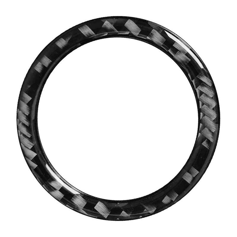 Car Carbon Fiber Engine Start Stop Button Ring Trim Cover for IS IS250 IS300 IS350C 2006-2012