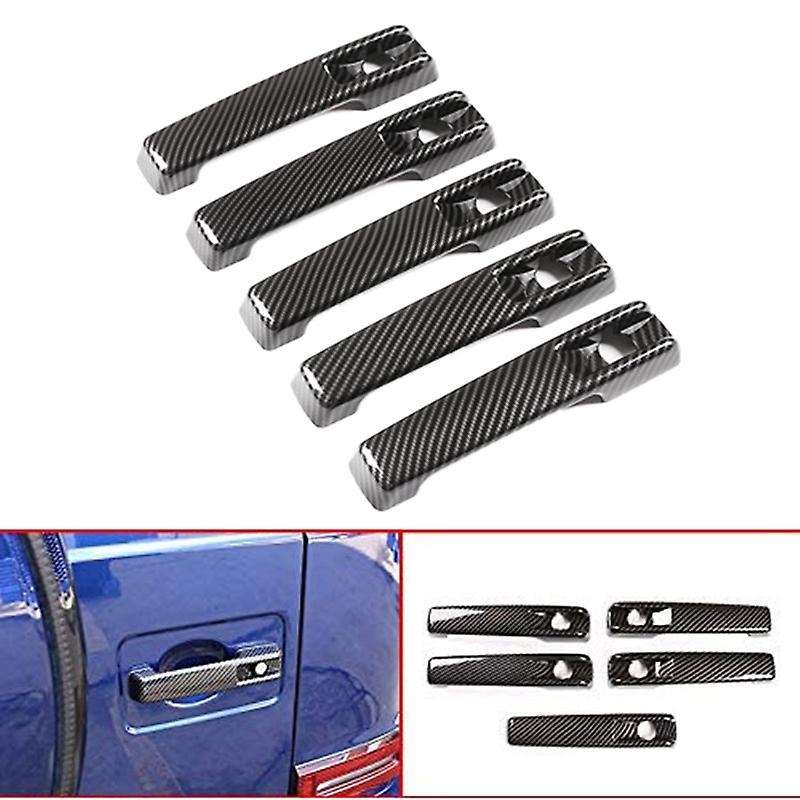 Car Carbon Fiber Exterior Door Handle Trim Cover for G Class W463 W464 G65 G55 G63 G500 G550 2019-20