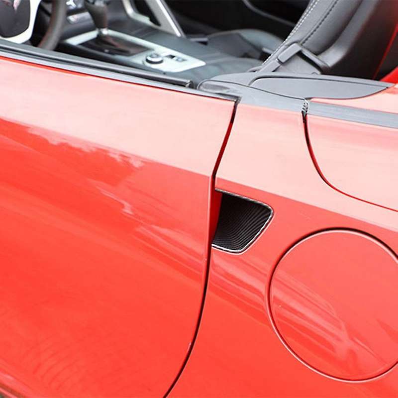 Car Carbon Fiber External Door Handle Bowl Cover Cup Cavity for Corvette C7 2014-2019