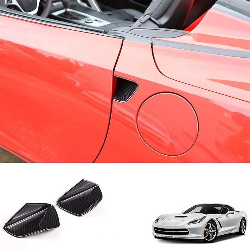 Car Carbon Fiber External Door Handle Bowl Cover Cup Cavity for Corvette C7 2014-2019