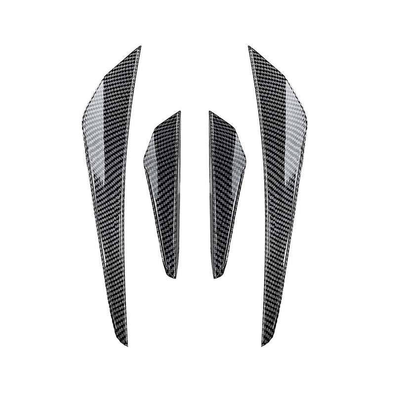 Car Carbon Fiber Front Bumper Side Splitter Spoiler Trim Fog Light Canard for Golf MK8 Standard 2021