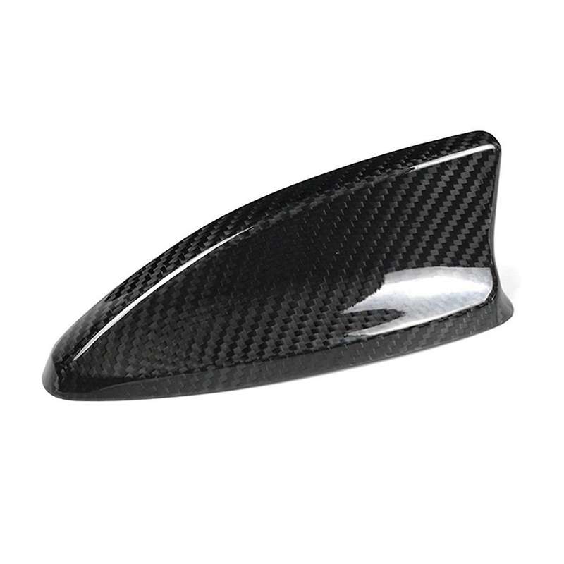 Car Carbon Fiber Fin Antenna Cover for 11Th Sedan Hatchback and Type R 2022-UP(Black)
