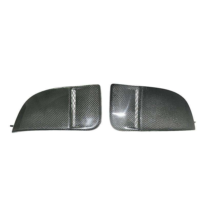 Car Carbon Fiber Fog Light Bumper Bezel Cover Caps for 04-05