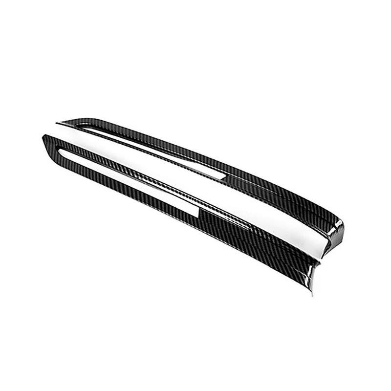 Car Carbon Fiber Front Bumper Fog Light Lamp Frame Cover Trim for -30 2020 2021