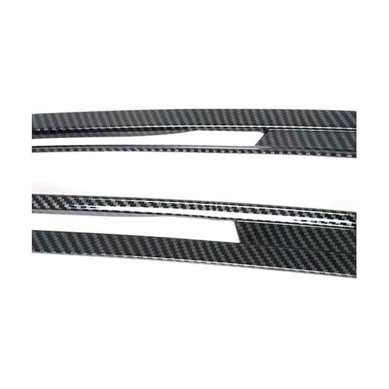 Car Carbon Fiber Front Bumper Fog Light Lamp Frame Cover Trim for -30 2020 2021