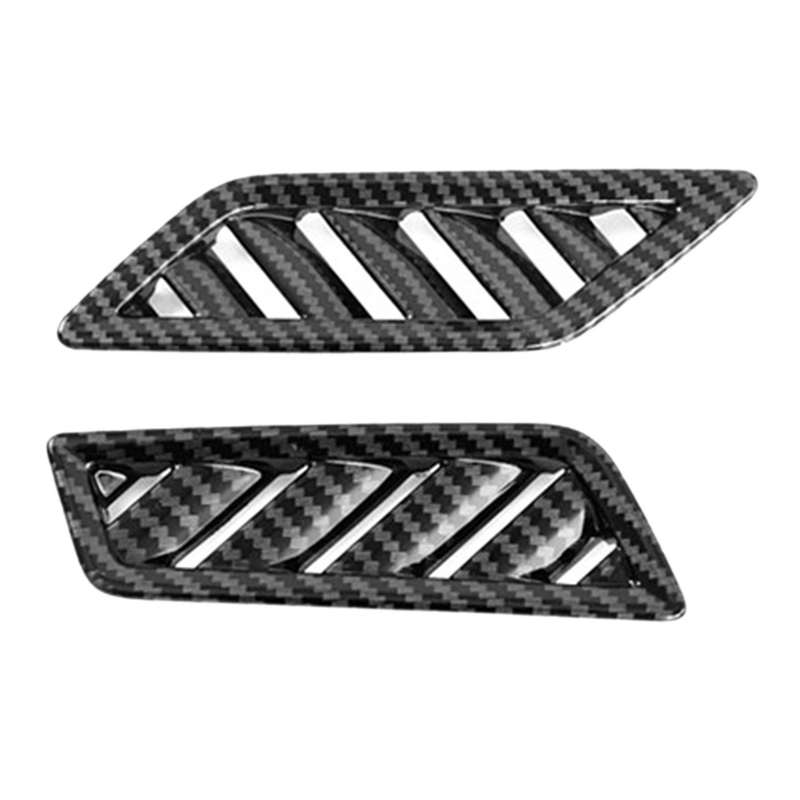 Car Carbon Fiber Front Dashboard Air Condition Vent Outlet Cover Trim for Golf 8 MK8 2021