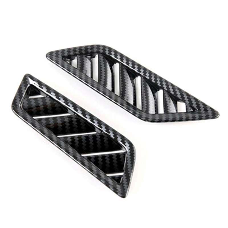 Car Carbon Fiber Front Dashboard Air Condition Vent Outlet Cover Trim for Golf 8 MK8 2021