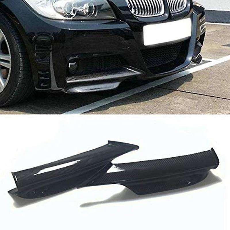 Car Carbon Fiber Front Bumper Splitter Shovel Angle Head Angle for - E90 335I
