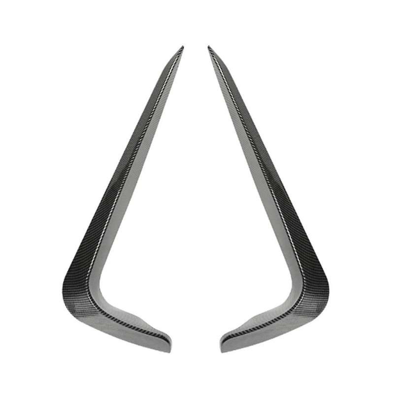 Car Carbon Fiber Front Bumper Splitter Spoiler Trim Fog Light Canard for 3 Series E90 E91 2009-2012