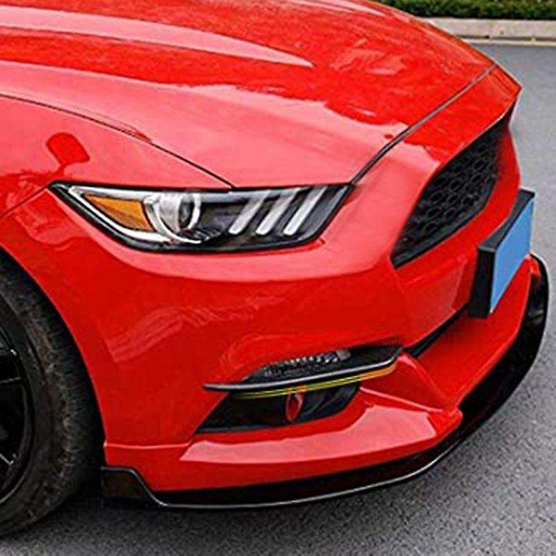 Car Carbon Fiber Front Fog Light Lamp Eyebrow Cover Trim for 2015-2018