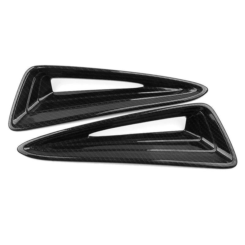 Car Carbon Fiber Front Fog Lamp Cover Trim for CH-R 2016-2018