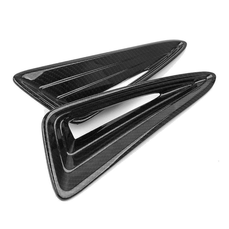 Car Carbon Fiber Front Fog Lamp Cover Trim for CH-R 2016-2018