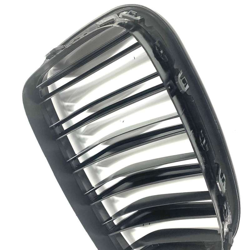 Car Carbon Fiber Front Kidney Grill Grilles Double Line Grilles for 5 Series GT F07 528I 535I 550I 2